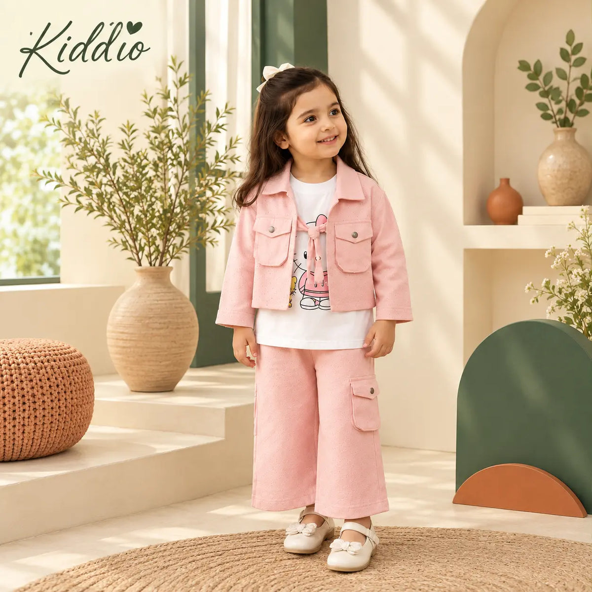 KIDDIO Girls 3 Piece Set-1027