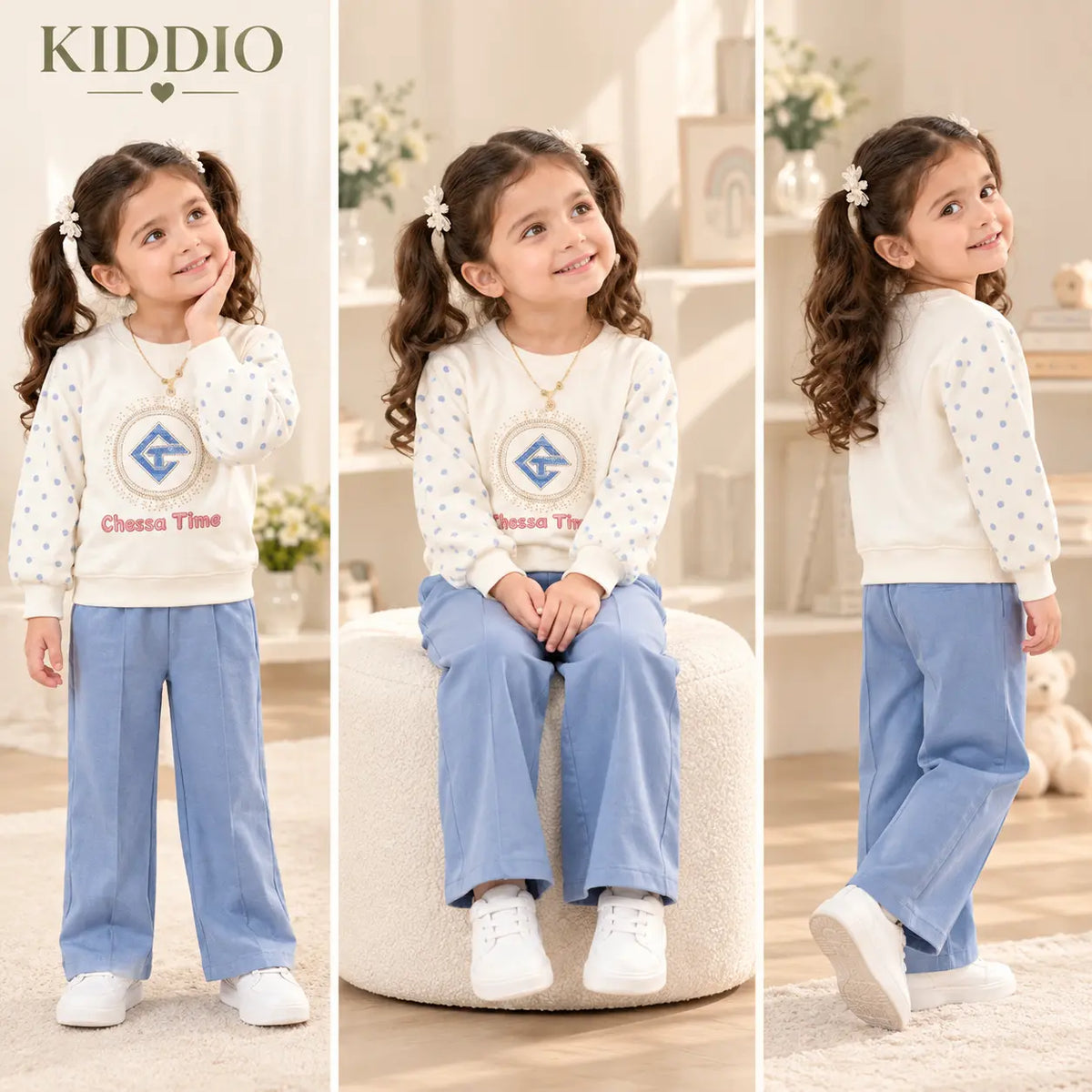 KIDDIO Girls Co-Ord set 1045