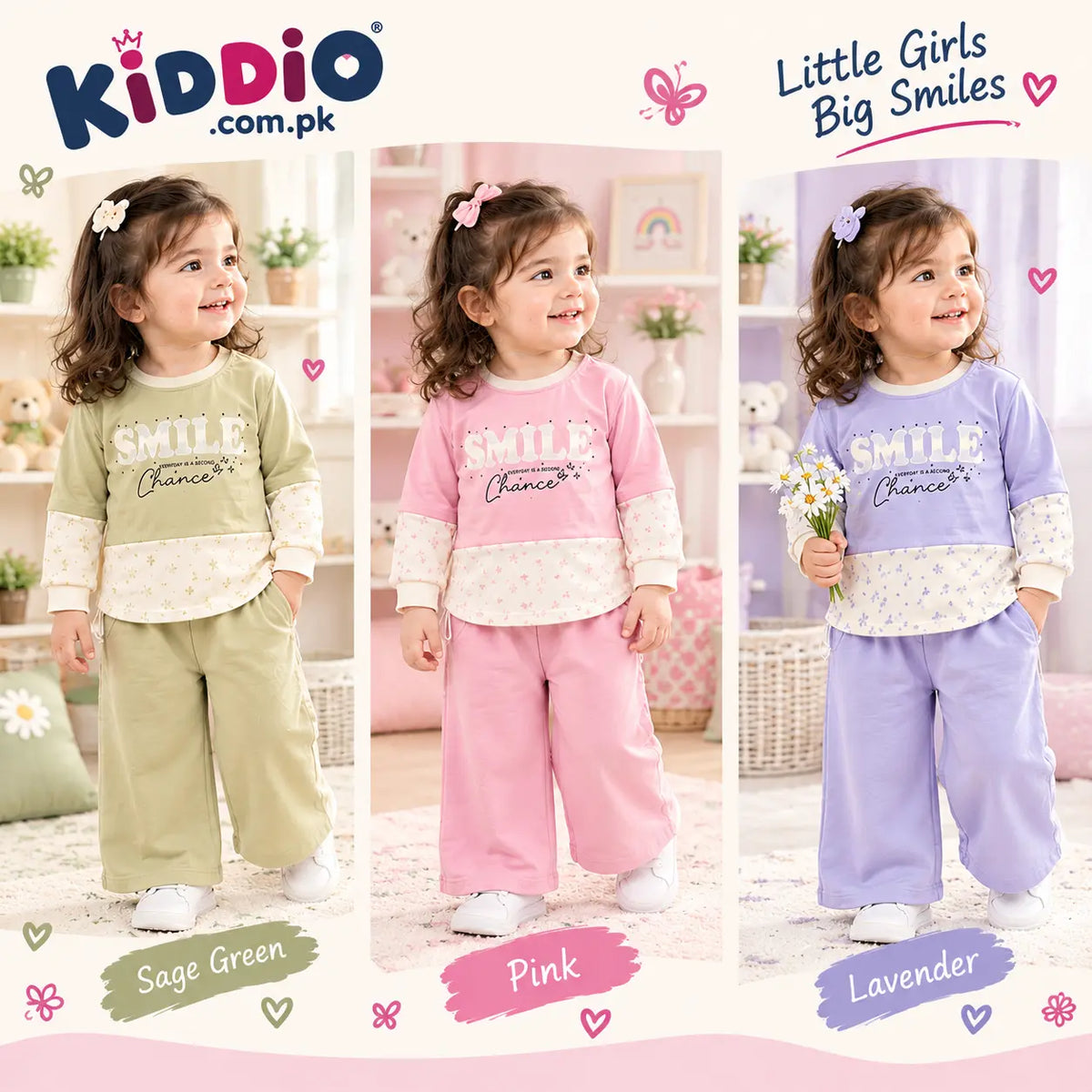 KIDDIO Girls co-Ord set -1038