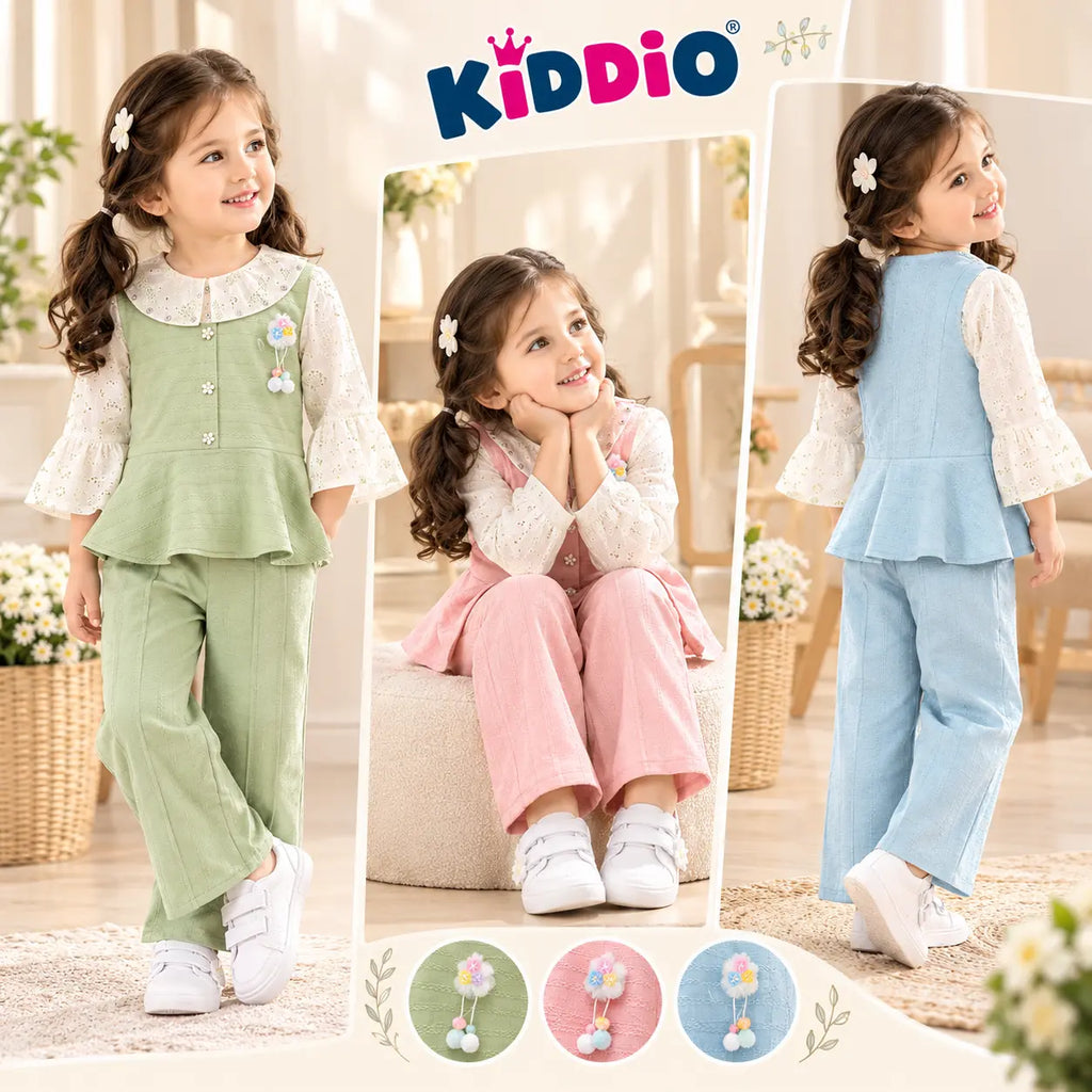 KIDDIO Girls Co-Ord set -1034