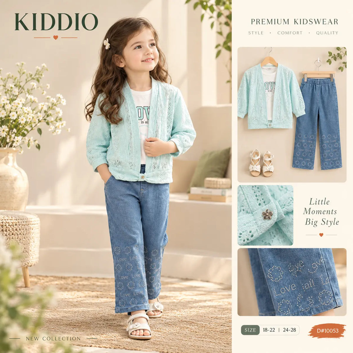 Kiddio Girls Co-Ord set 1033