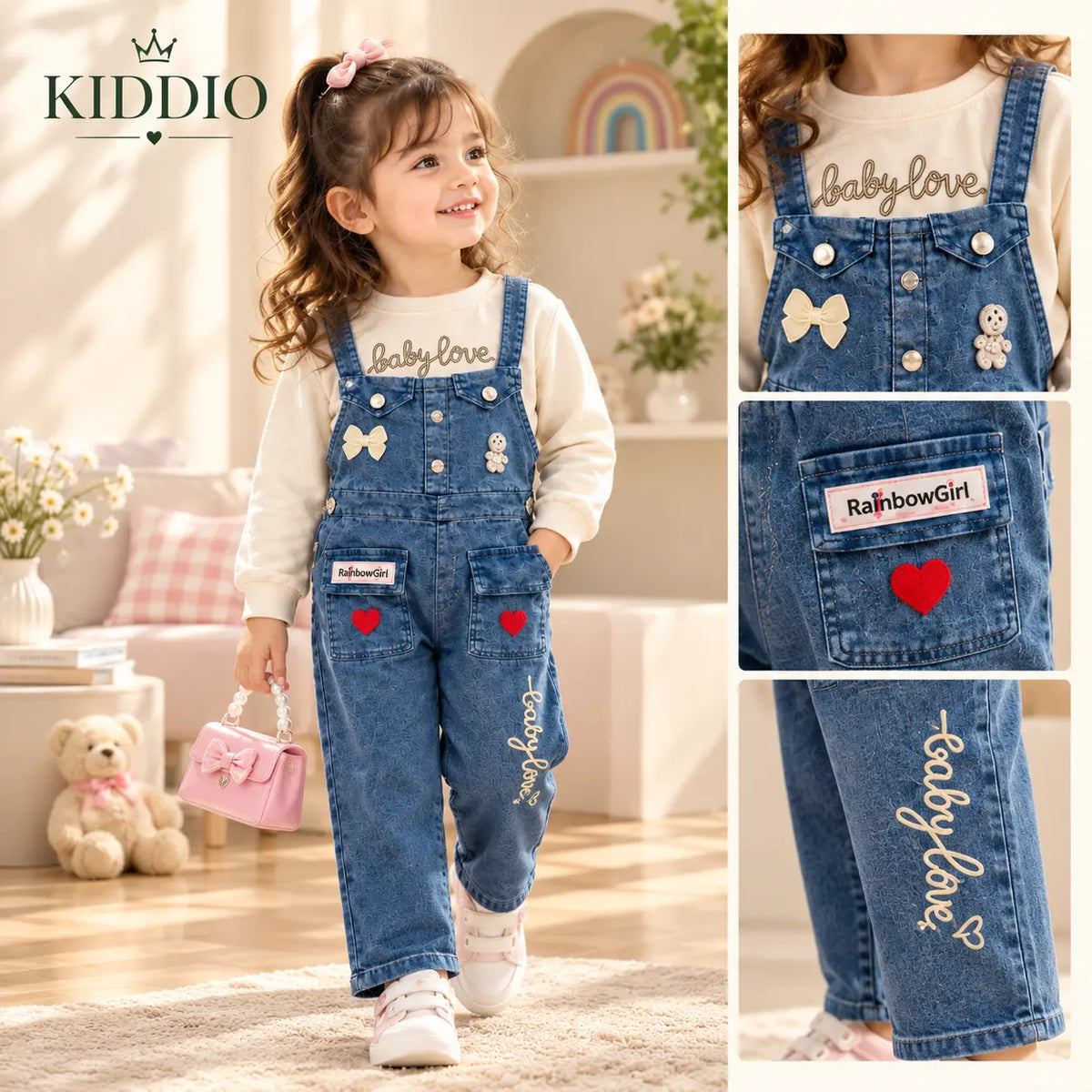 KIDDIO Girls Romper -1035